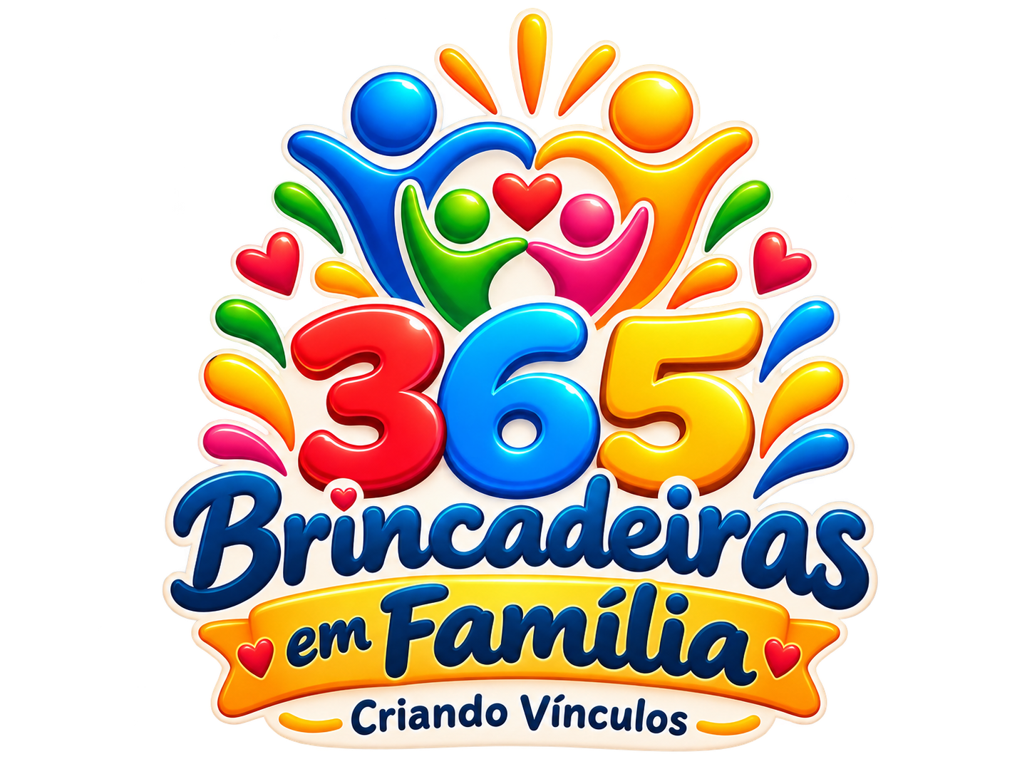 Logo da coleção 365 Brincadeiras em Família